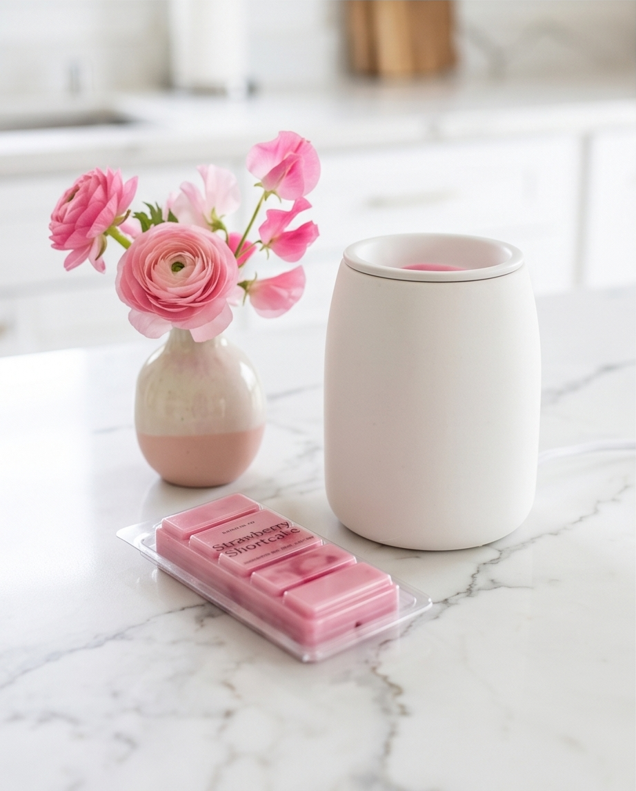 Strawberry Shortcake Wax Melt Bar – Sweet Bakery Dessert Scent