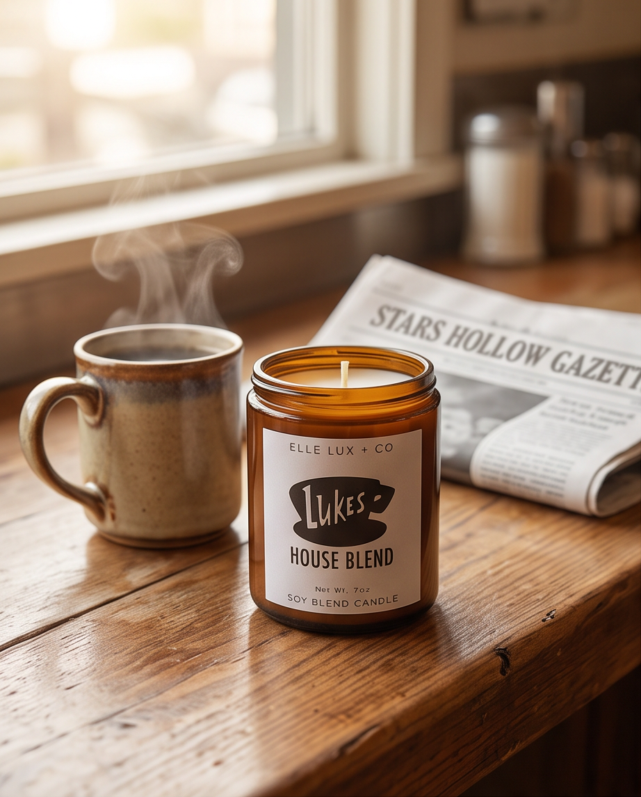 Luke’s House Blend Candle | Gilmore Girls Inspired | 7 oz