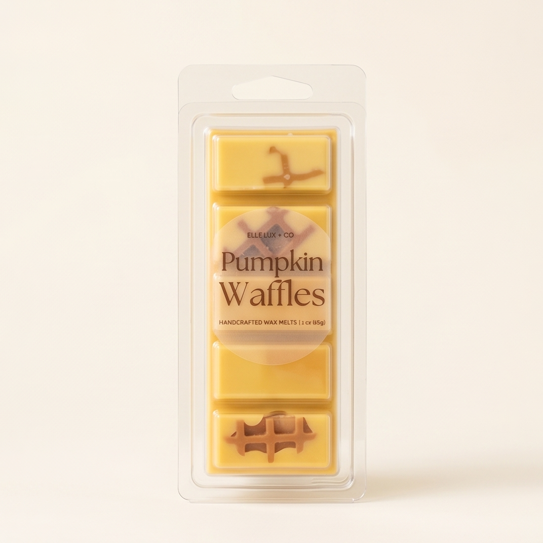 Pumpkin Waffles Wax Melt Bar – Warm Spiced Bakery Scent