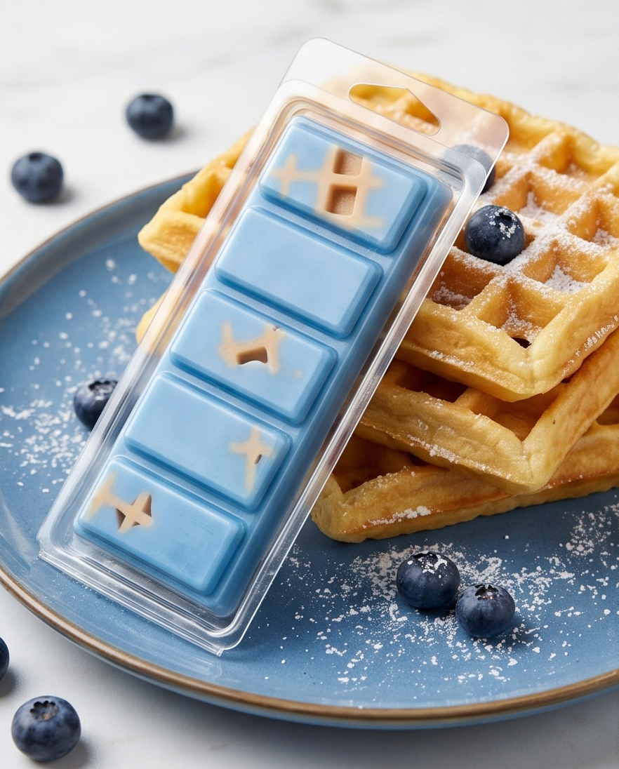 Blueberry Waffles Wax Melt Bar – Sweet Bakery Breakfast Scent