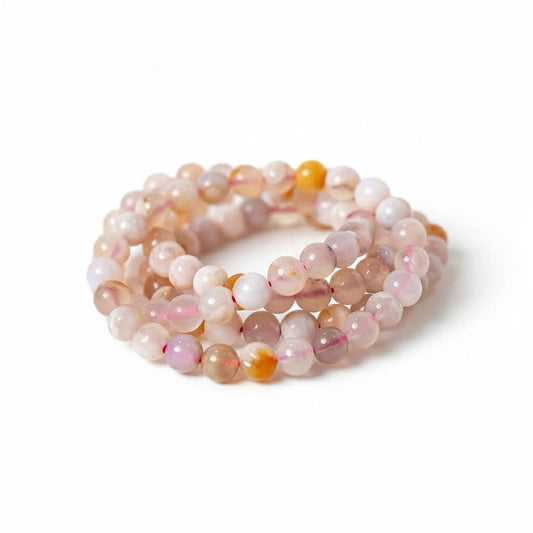 Flower Agate Bracelet