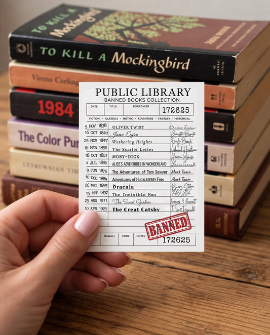 Banned Books Public Library Sticker | Bookish Vinyl Sticker