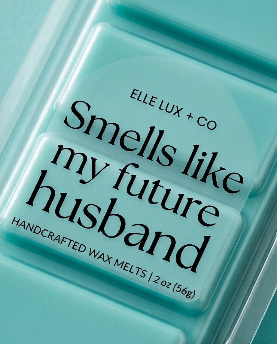 Smells like my future husband wax melts
