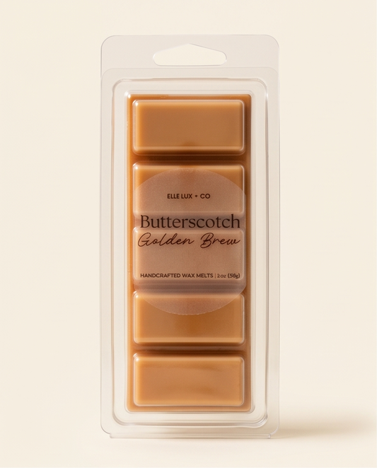 Butterscotch Golden Brew Wax Melt Bar – Sweet Coffeehouse Scent