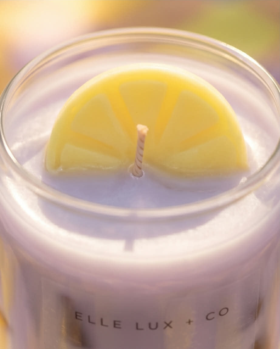 Lavender Lemonade Candle – Calming Citrus Floral Scent