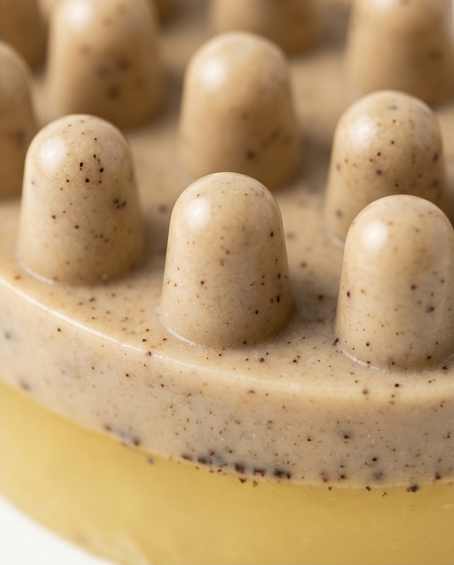 Lemon Cold Brew Soap | Coffee Exfoliating Massage Bar Soap
