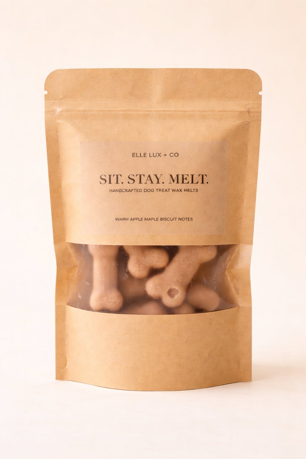“Sit. Stay. Melt.” Dog Biscuit Wax Melts