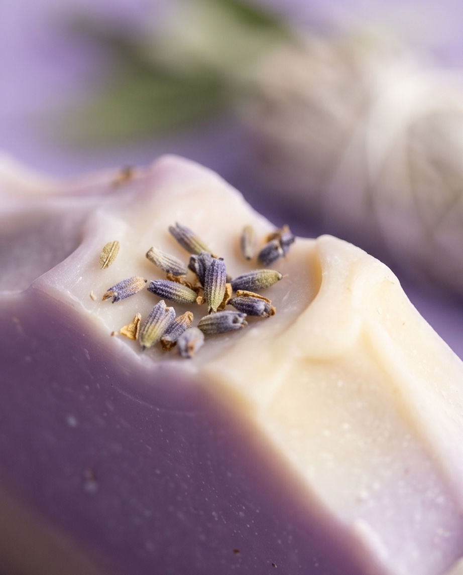 Lavender & Sage Soap | Herbal Floral Cold Process Soap