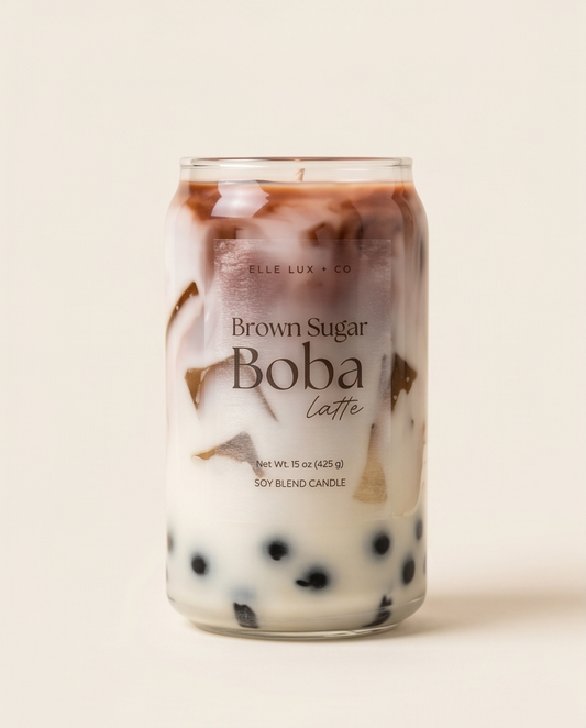 Brown Sugar Boba Candle | Milk Tea Inspired Candle