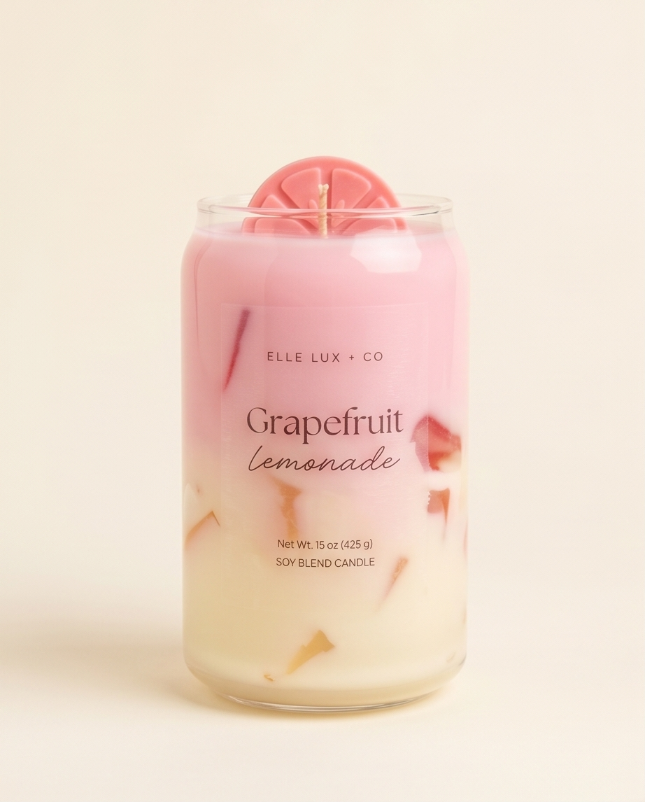 Grapefruit Lemonade Candle | Citrus Drink Inspired Candle