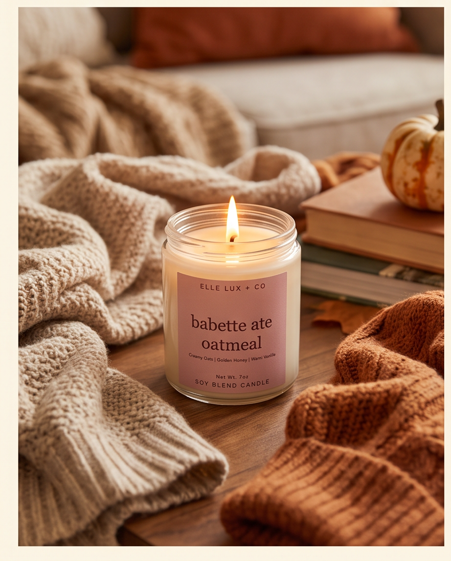 Babette Ate Oatmeal Candle | Gilmore Girls Inspired | 7 oz