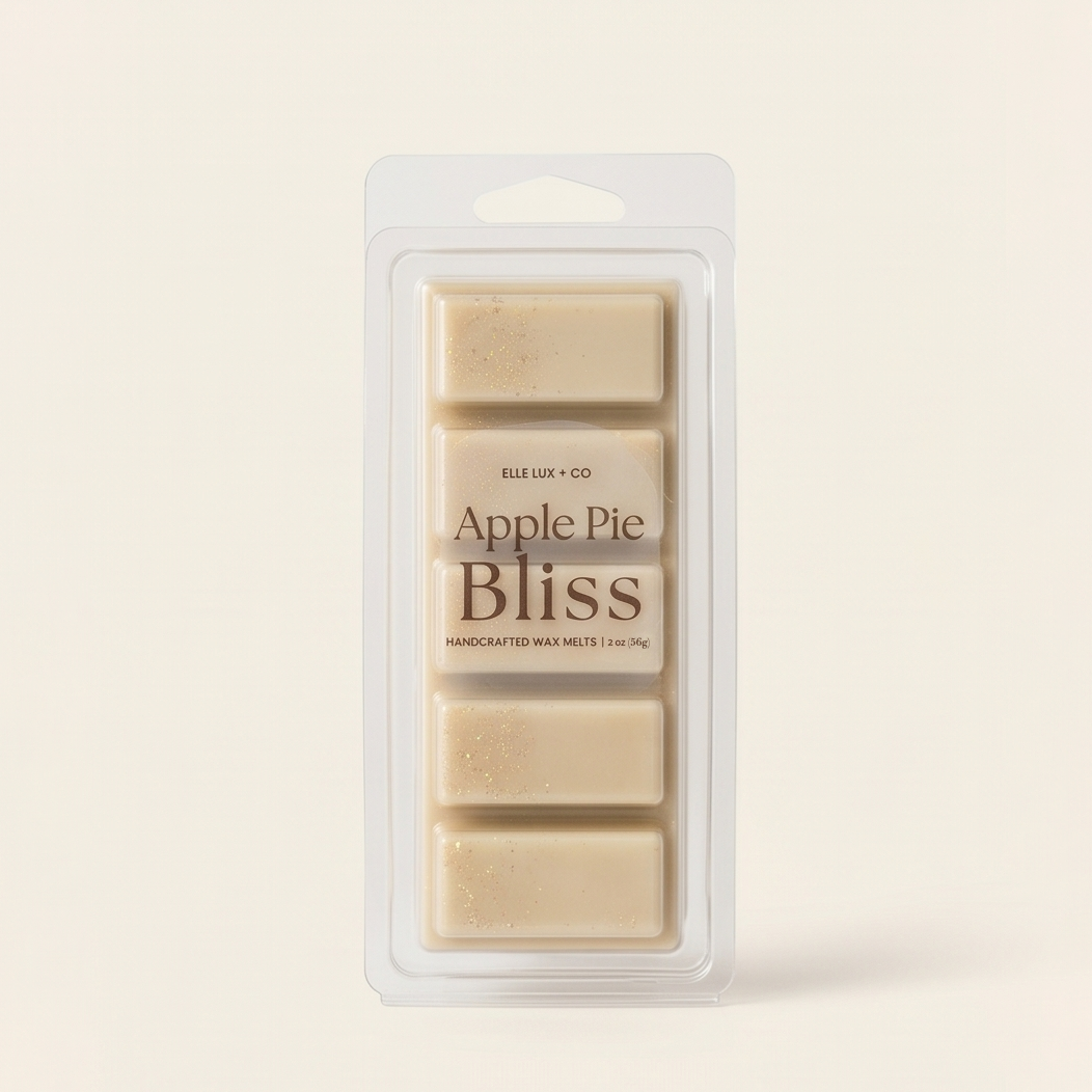 Apple Pie Bliss Wax Melt Bar – Warm Spiced Bakery Scent