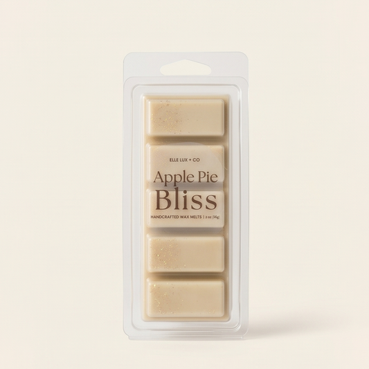 Apple Pie Bliss Wax Melt Bar – Warm Spiced Bakery Scent