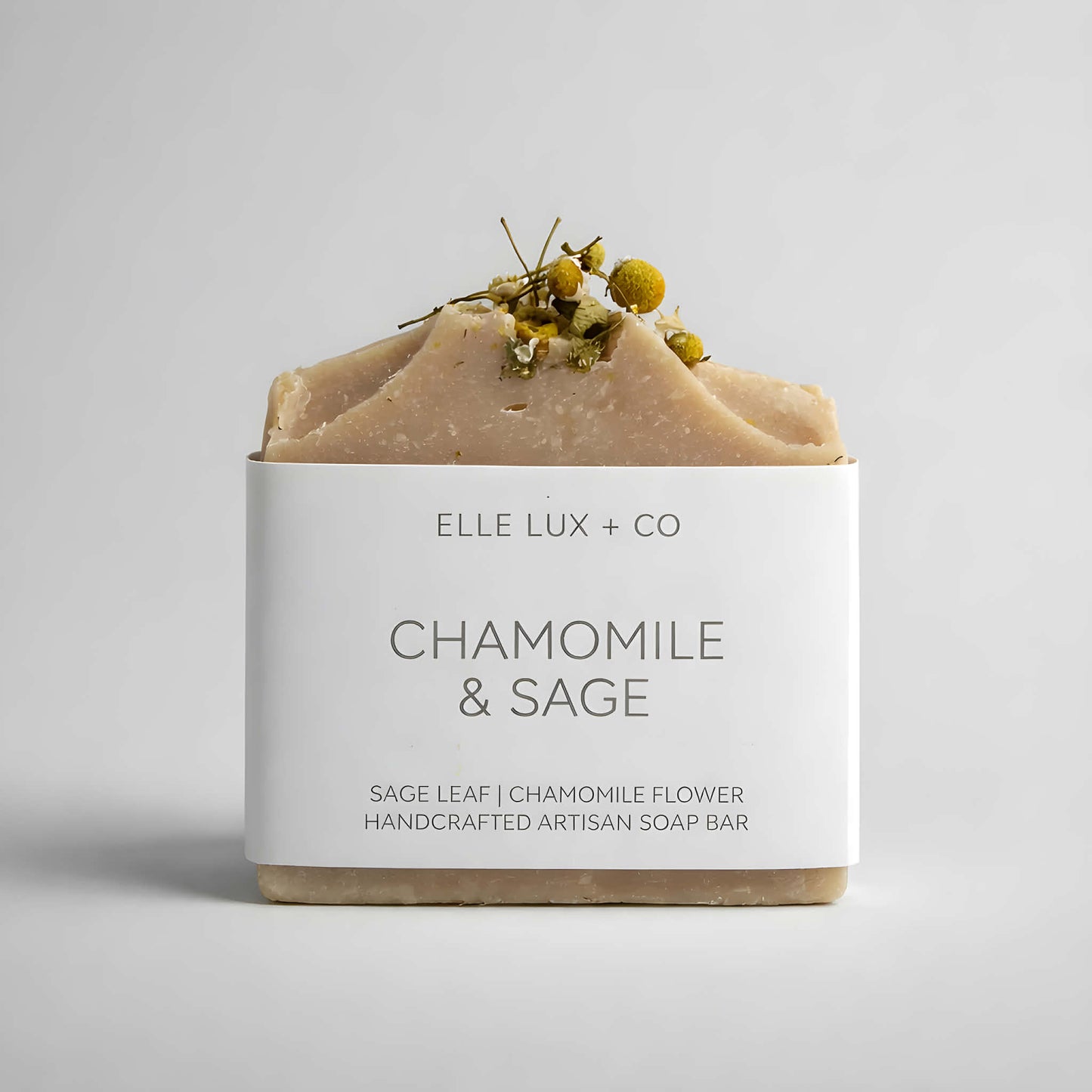 Chamomile & Sage Soap | Herbal Cold Process Soap