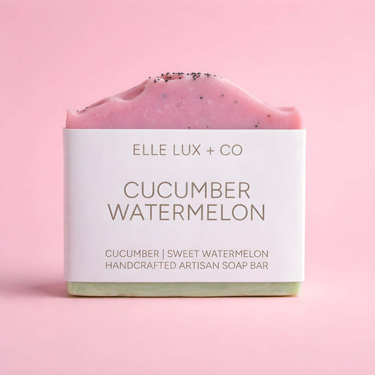 Cucumber Watermelon Soap | Fresh Fruity Cold Process Soap