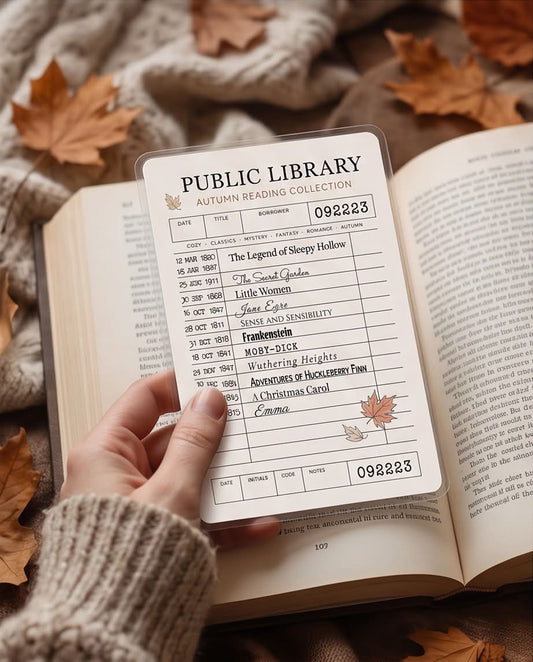 autumn bookmark