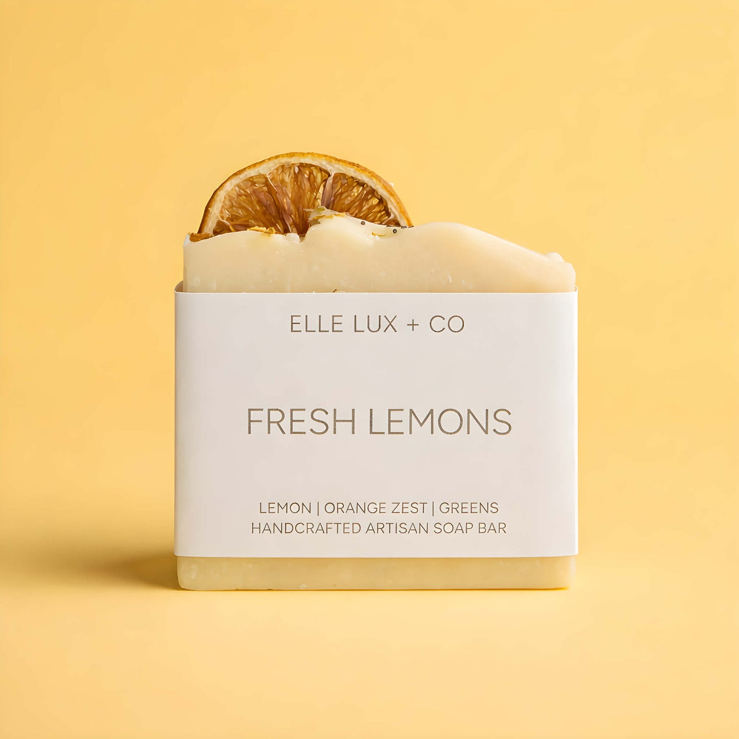 Fresh Lemon Soap | Citrus Cold Process Soap