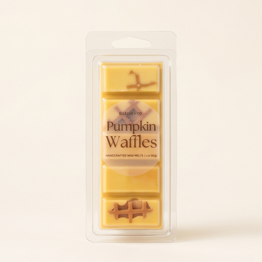 Pumpkin Waffles Wax Melt Bar – Warm Spiced Bakery Scent