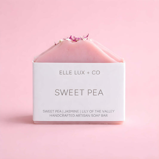 Sweet Pea Soap | Floral Handmade Soap Bar