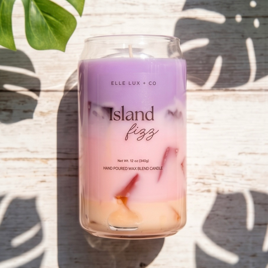 Island Fizz Candle – Tropical Citrus Refresher Scent